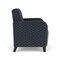 Lesro Siena Lounge Reception Wide Guest Chair, Black, RS NightSky Back, MD Farro Seat, RS NightSky Panels SN1201 - alternate 3